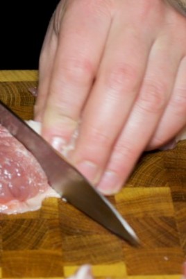 Строганина из мяса свинины (64 фото)