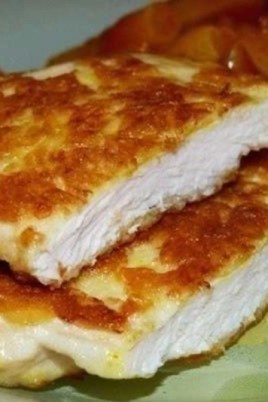 Куриная грудка в кляре с сыром на сковороде (60 фото)