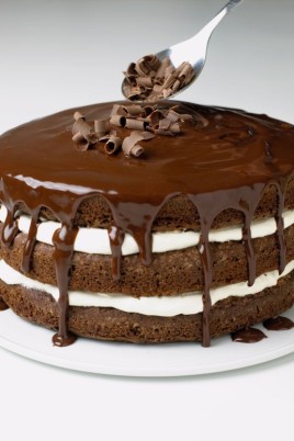Торт политый шоколадом (52 фото)