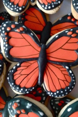 Имбирные пряники бабочки (67 фото)