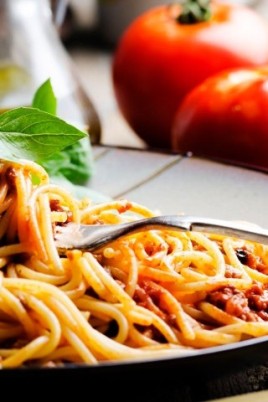 Спагетти с пастой по итальянски (66 фото)