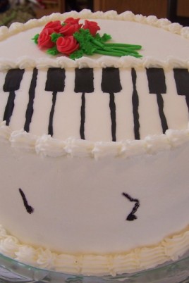 Торт фортепиано (64 фото)