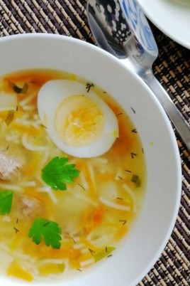 Суп лапша с курицей и овощами (67 фото)