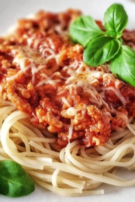 Спагетти болоньезе с фаршем (75 фото)