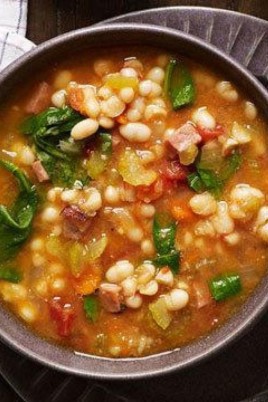 Суп из сушеной фасоли (72 фото)