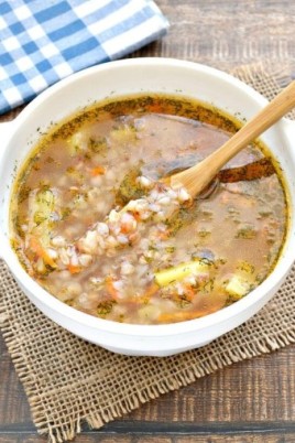 Суп с говядиной и гречкой (70 фото)