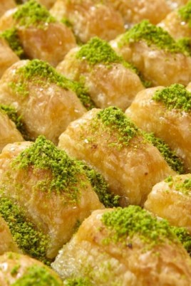 Турецкая сладость с фисташками (49 фото)