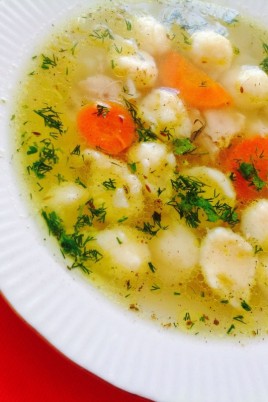 Суп с галушками на курином (57 фото)