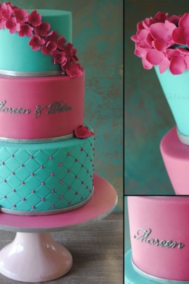 Торт в розовых тонах (44 фото)