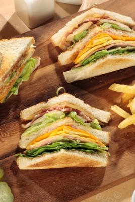 Сэндвич с куриной грудкой и сыром (69 фото)