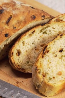Хлеб с луком в духовке (69 фото)