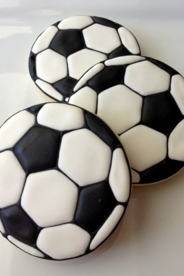 Печенье футбольный мяч (64 фото)