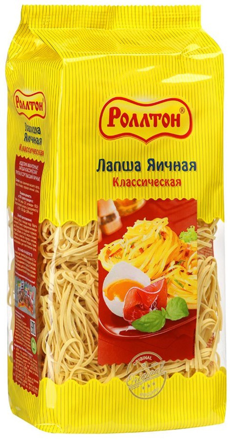 Лапша яичная Роллтон 400 г