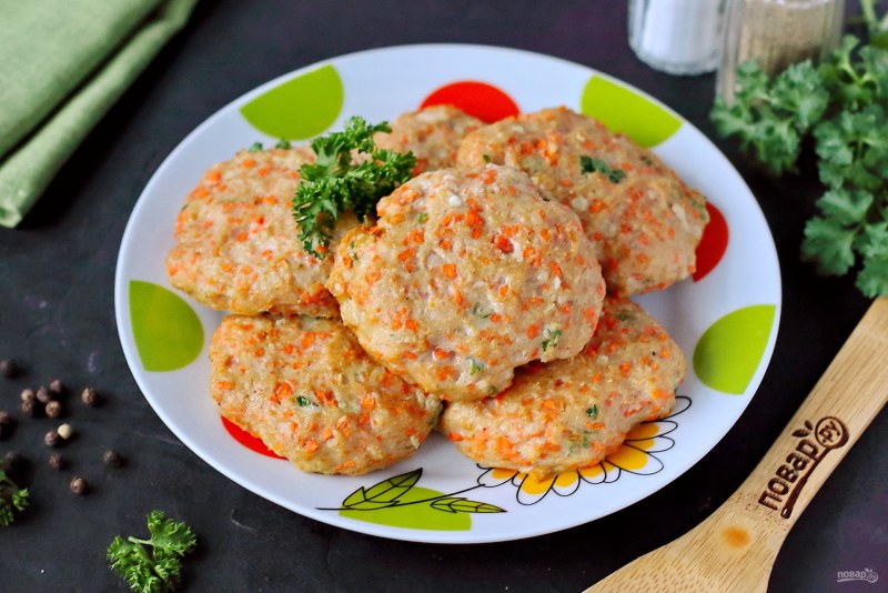 Рыбные котлеты в духовке