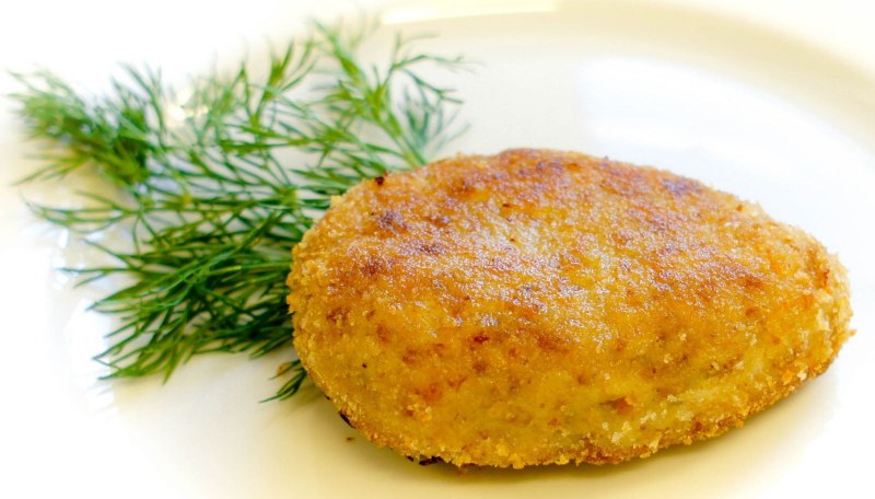 Рыбные котлеты с овощами