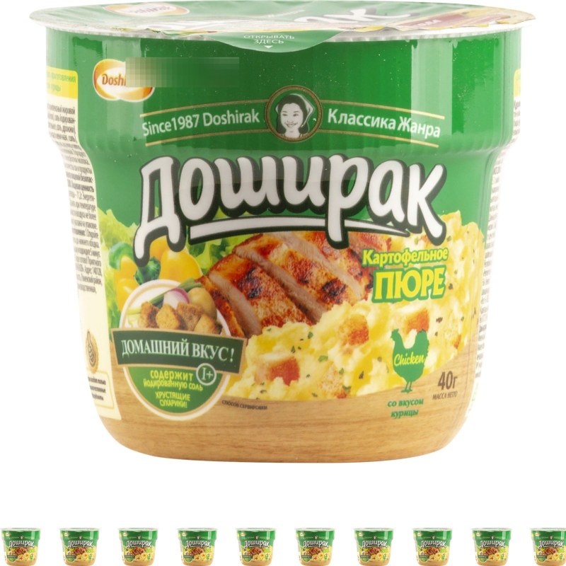 Лапша доширак 90 гр в ассорт