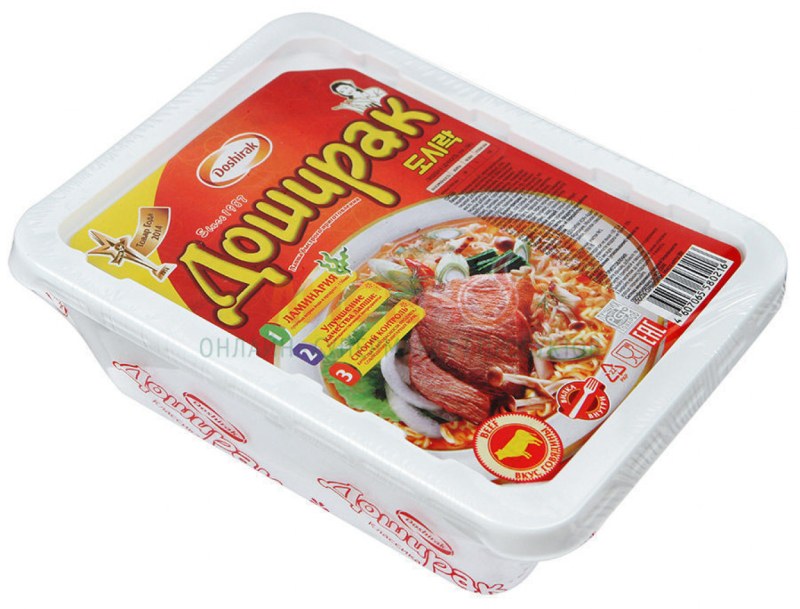 Лапша"доширак", 90 г, говядина, 1/24
