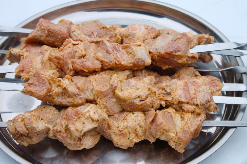 Шашлык из свиной лопатки, в маринаде Алабама Обама