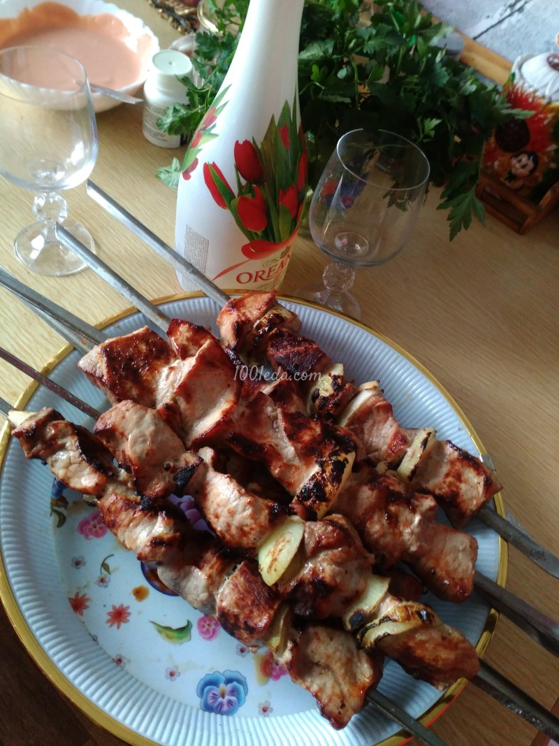 Шашлык из свиной мякоти
