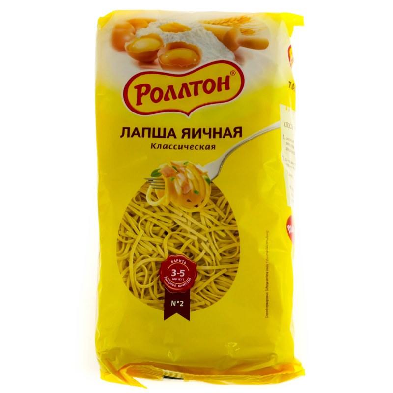 Rollton лапша яичная 400г