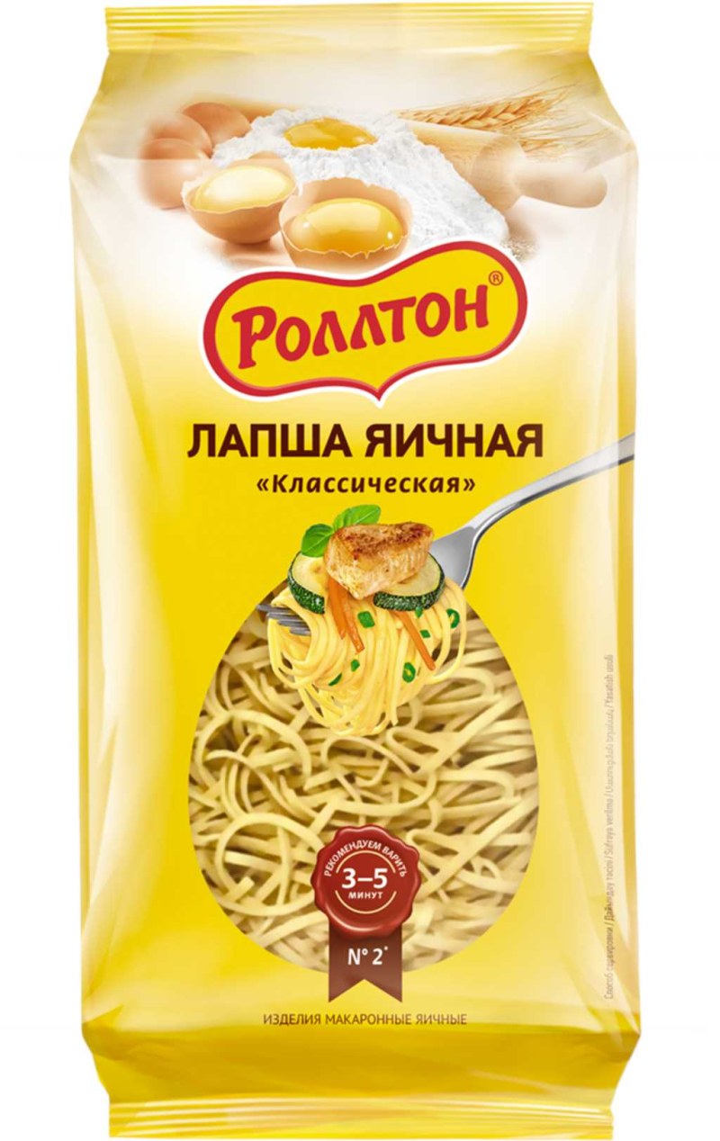 Роллтон лапша яичная по-домашнему, 400 г
