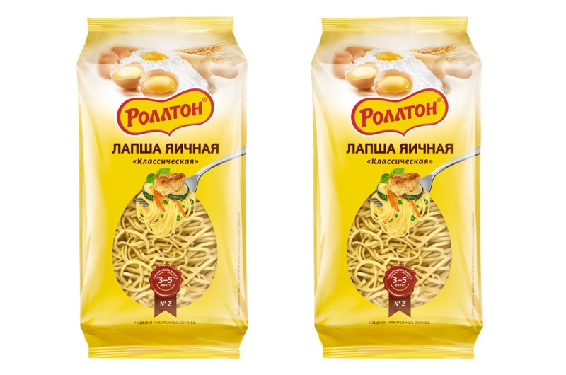 Роллтон лапша яичная по домашнему 400 гр