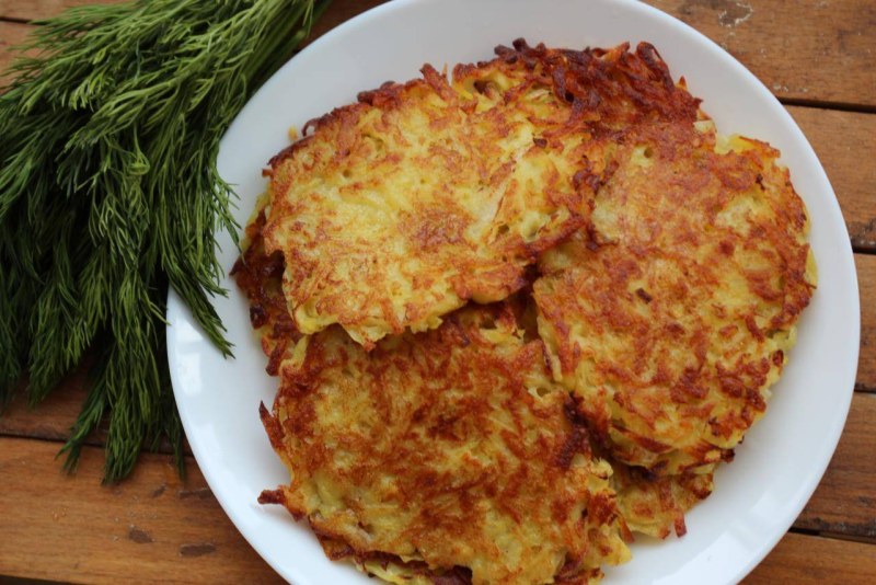Капустные драники