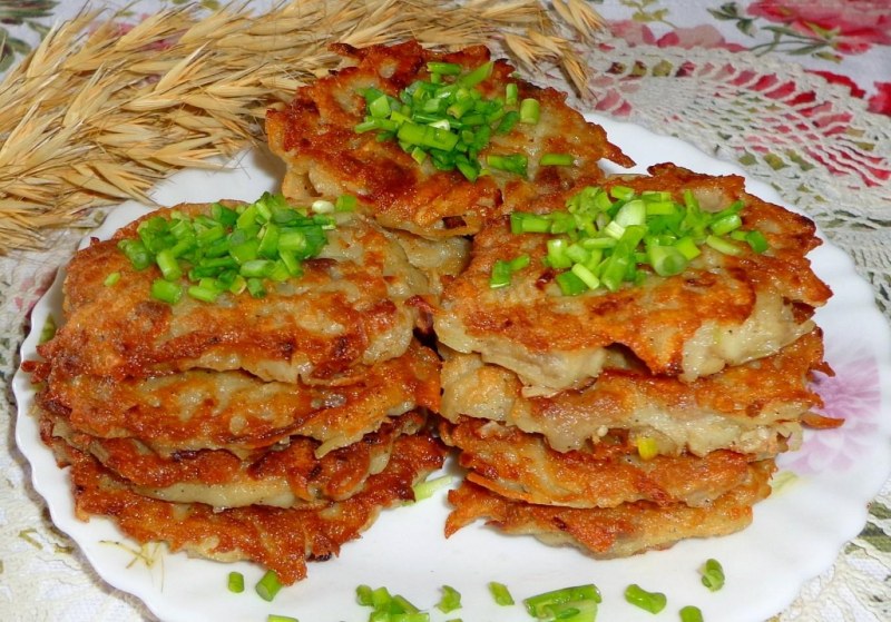 Картофельные оладьи латкес