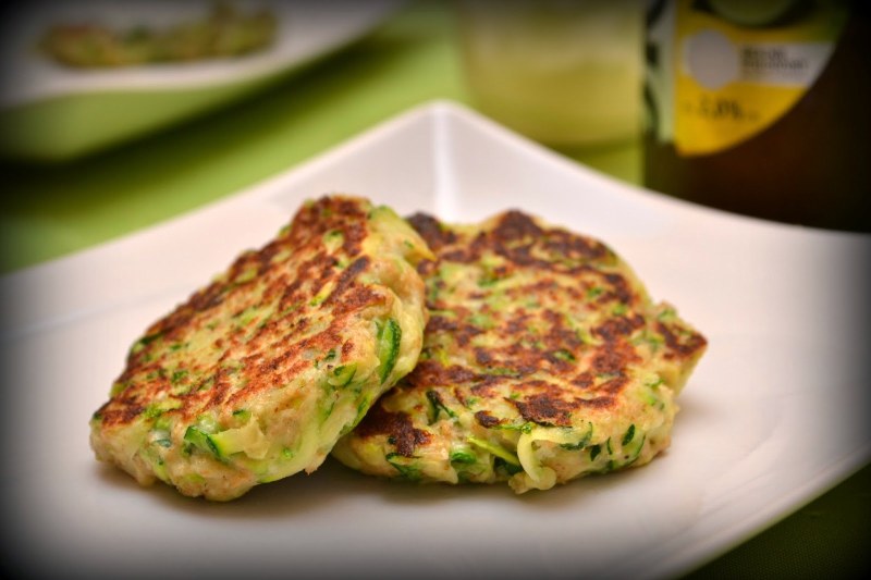 Оладушки из цукини с сыром