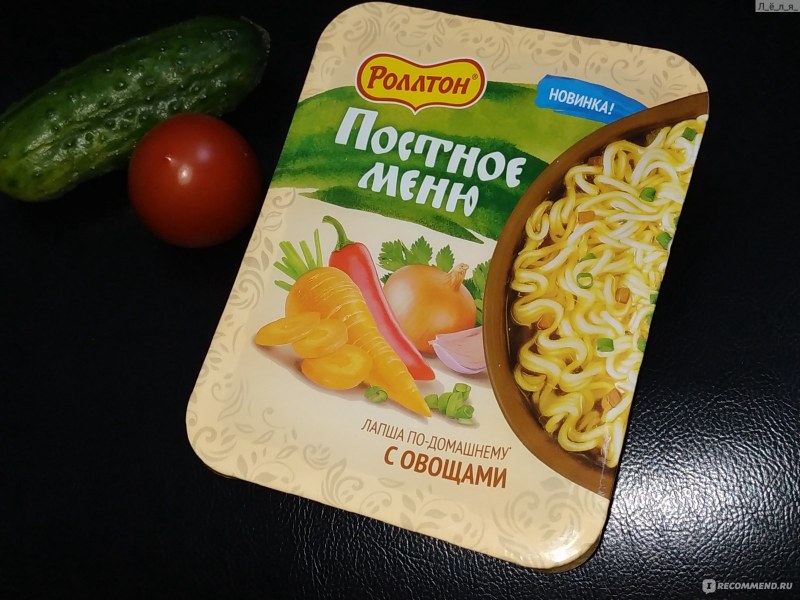 Постная лапша Роллтон