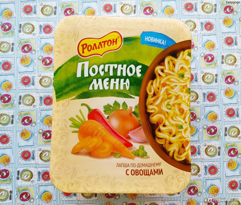 Роллтон лапша быстрого приготовления овощи