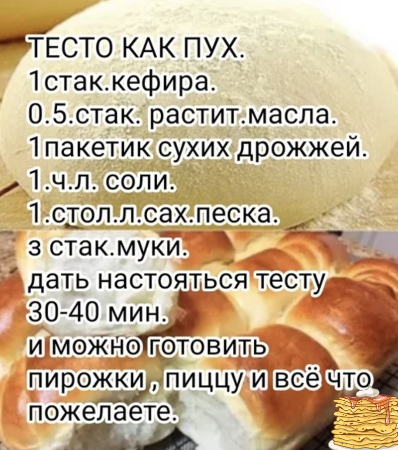 Тесто для жареных пирожков