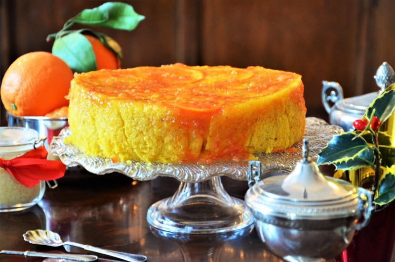 Шарлотка с яблоками и лимоном