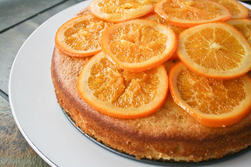 Шарлотка с апельсинами
