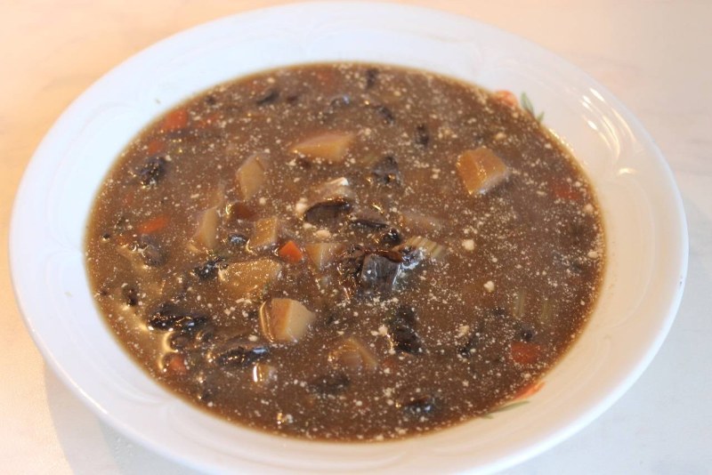 Суп картофельный с грибами