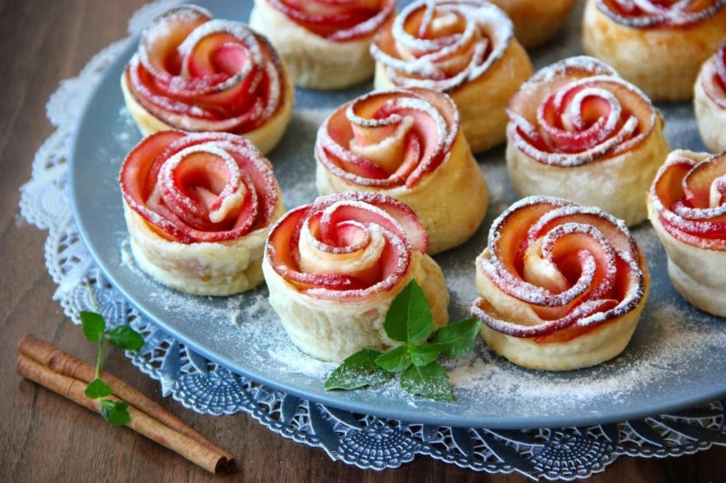 Розочки выпечка