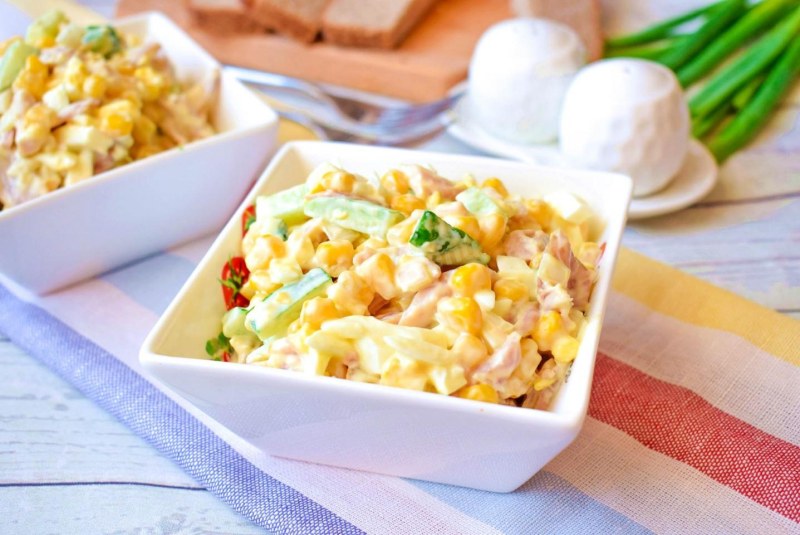 Corn and cucumber Salad PNG