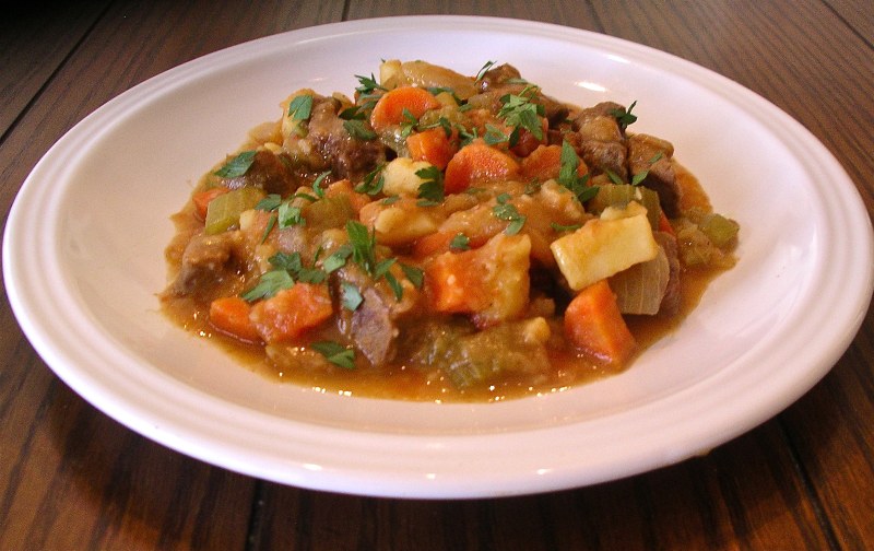 Мясное рагу с овощами