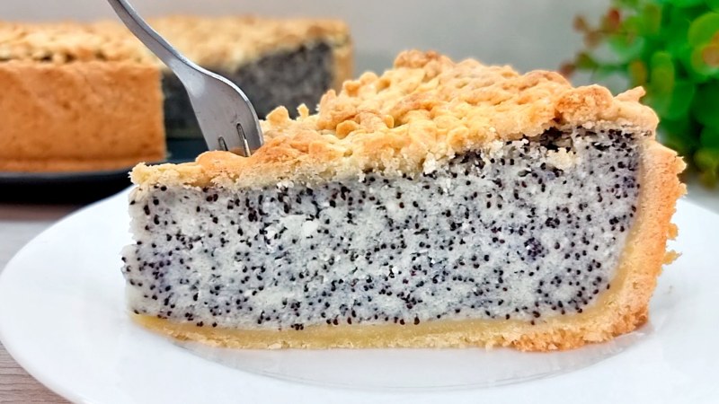 Бриошь рулет с маком
