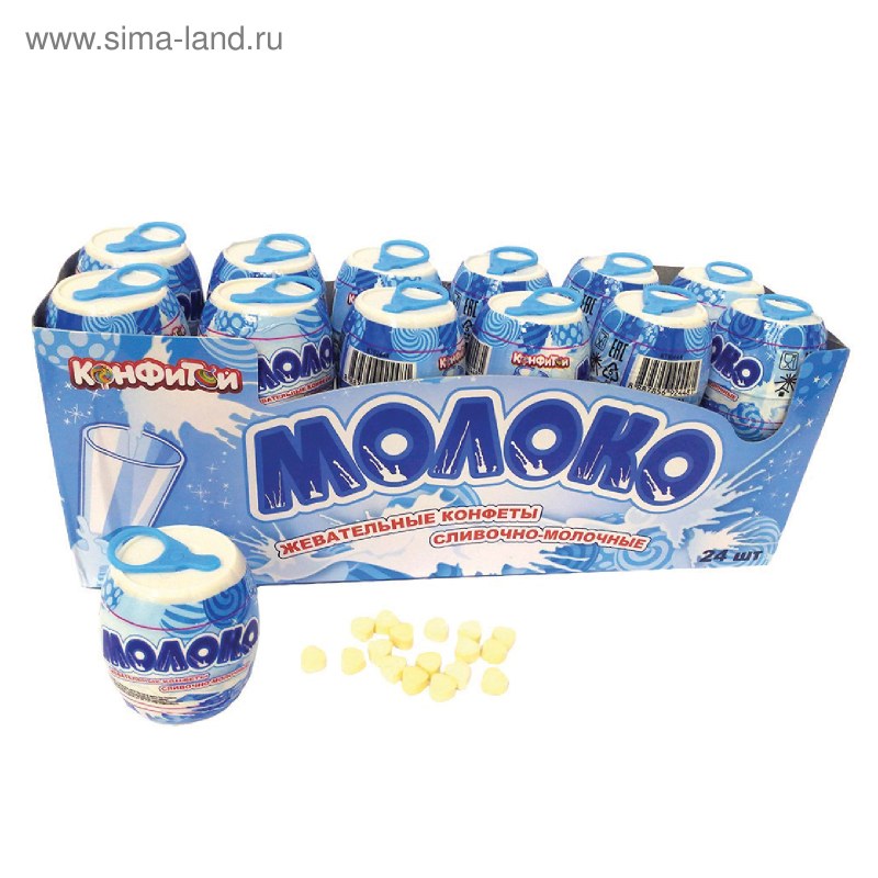Молочная жевательная конфета