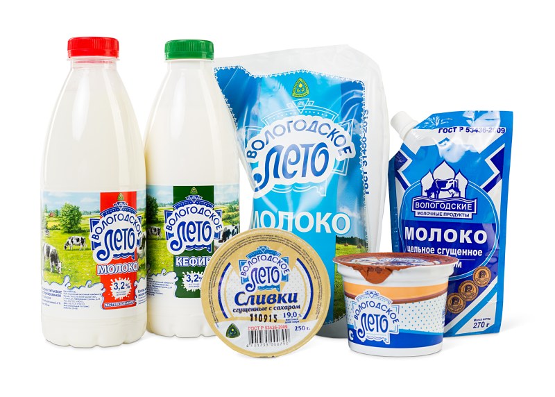 Упаковка молока