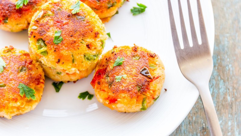 Куриные котлеты с овощами
