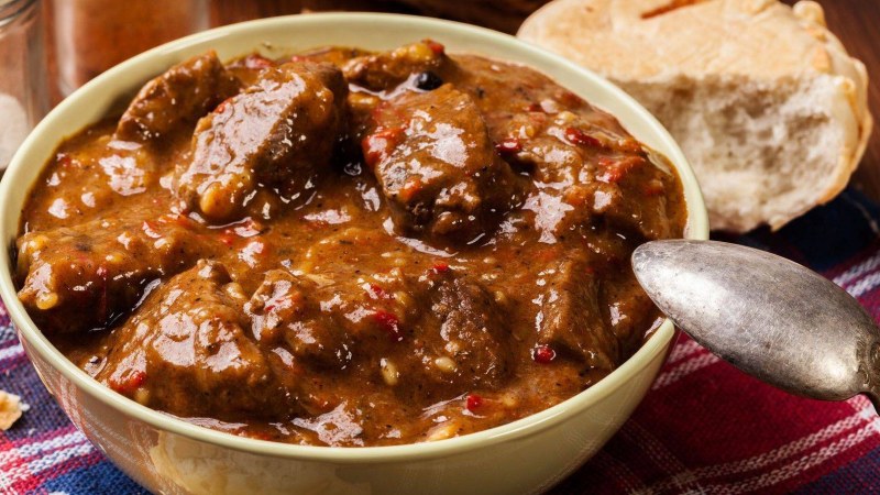 Баранина с овощами