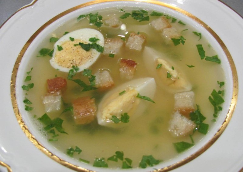 Сырный суп с курицей