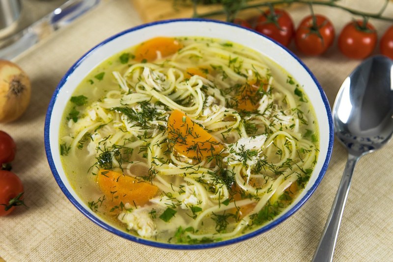 Суп вермишелевый с курицей
