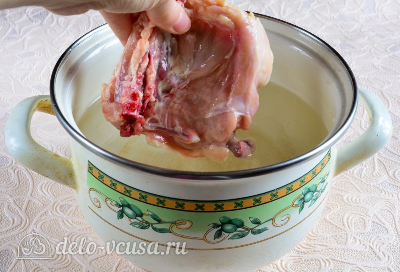 Суп с куриной грудкой