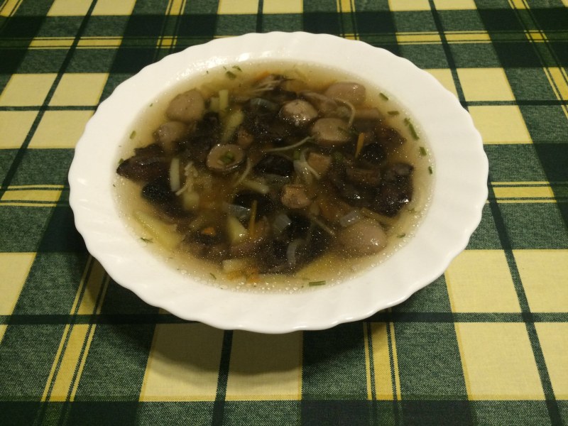 Суп-лапша с грибами