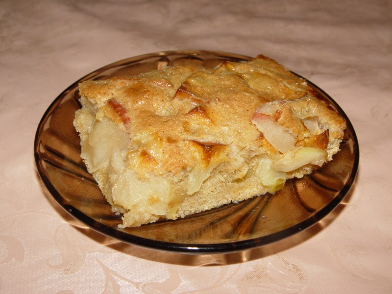 Пирог с яблоками домашний