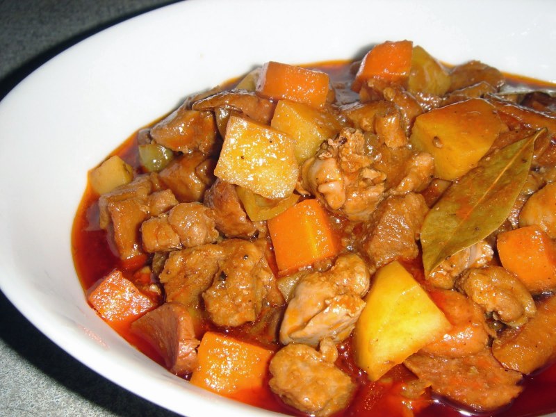 Мясо с овощами в мультиварке