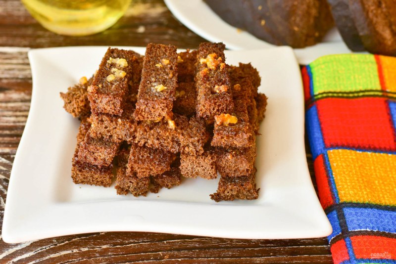 Гренки с чесноком